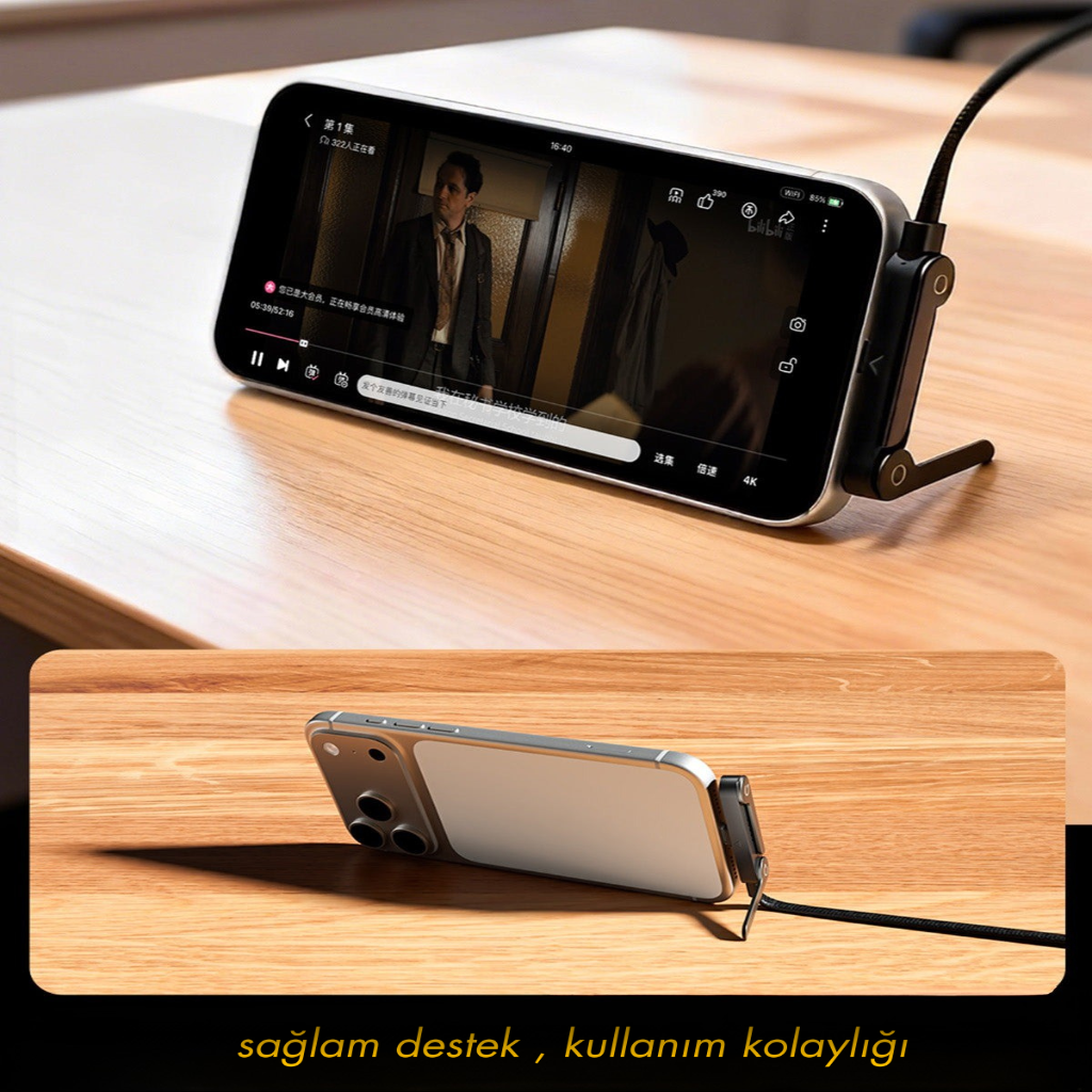 TECHIFY FlexStand™ | Hands-Free Şarj Deneyimi
