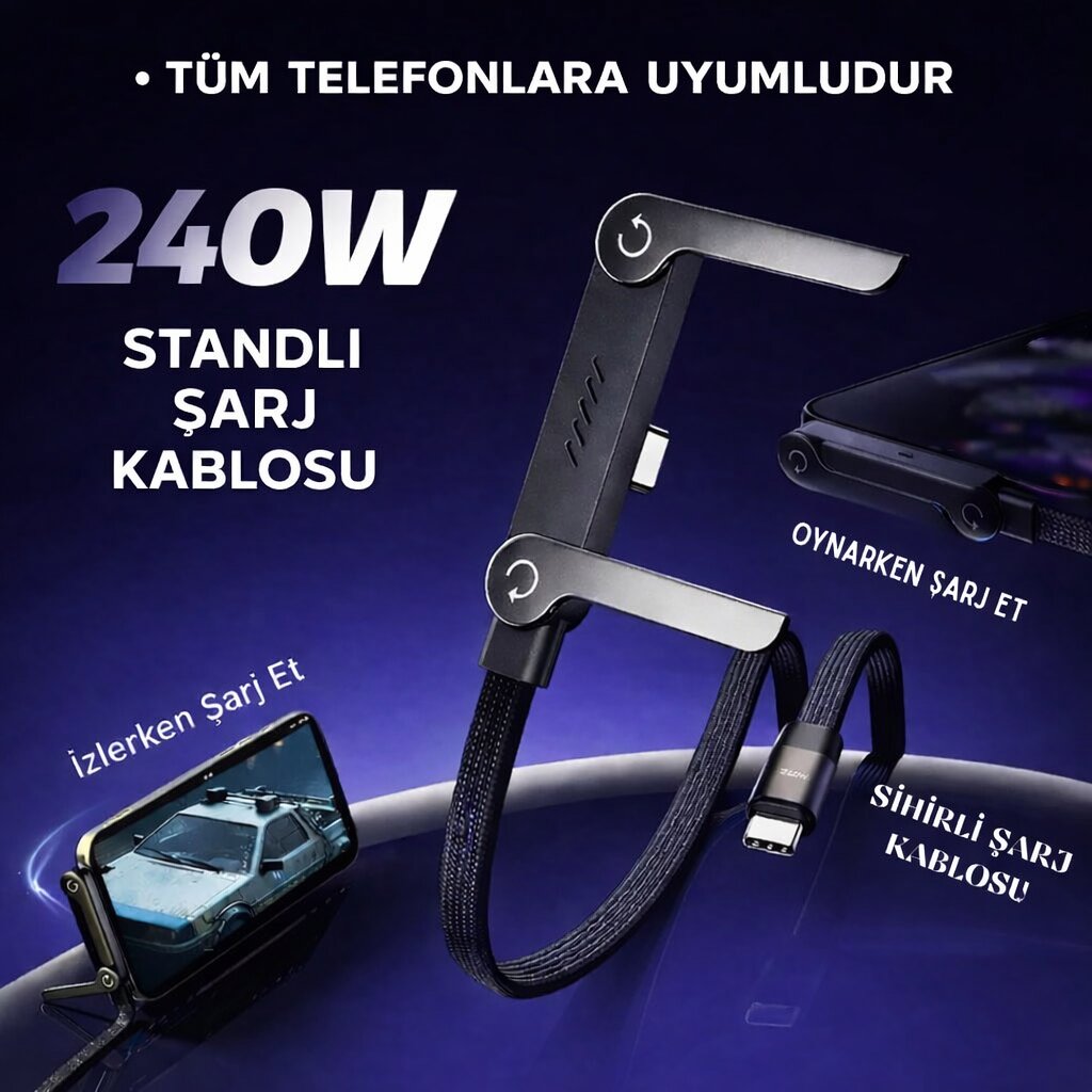 TECHIFY FlexStand™ | Hands-Free Şarj Deneyimi